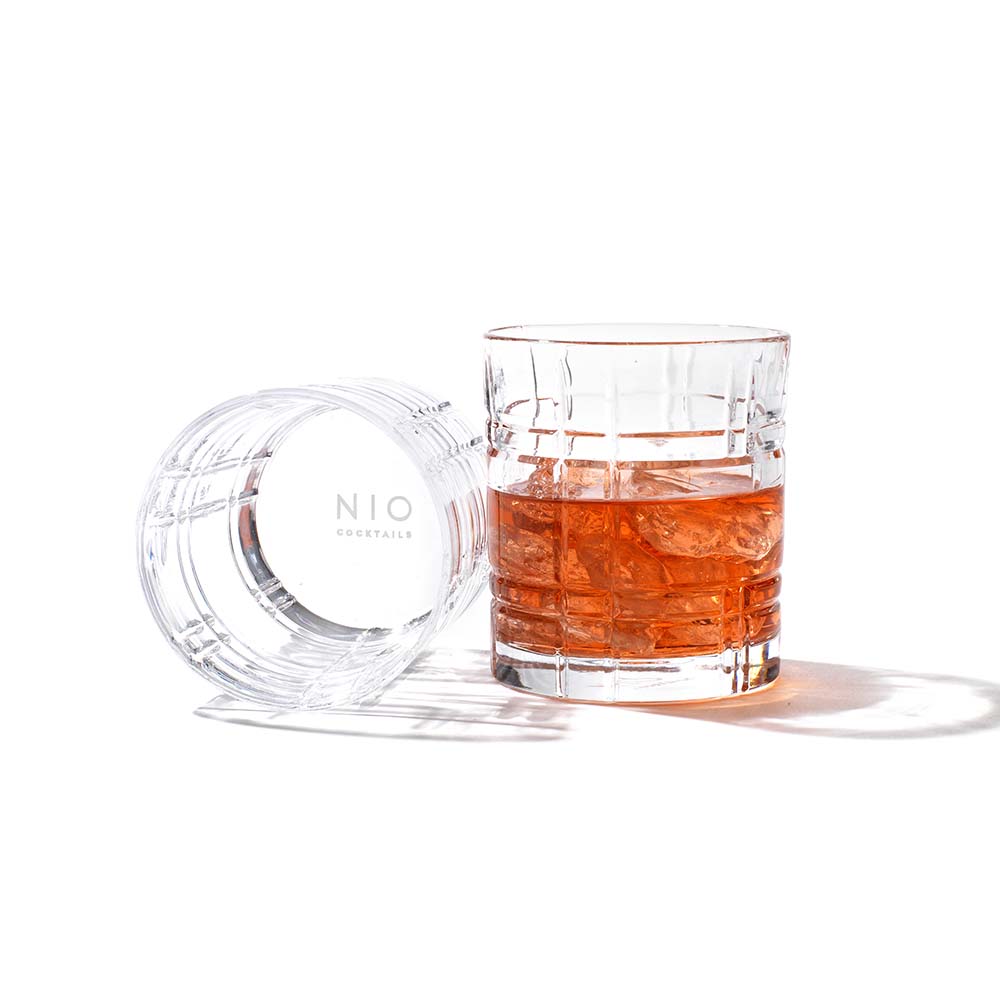 2 x NIO Cut Glass Tumblers